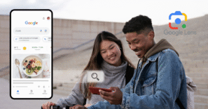 buscando no google com o lens