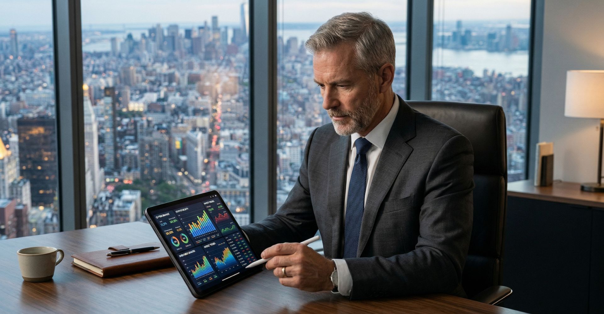 A verdade que ninguém te conta antes de investir no seu negócio. 2 Empresário analisando gráficos financeiros para investimento em negócios