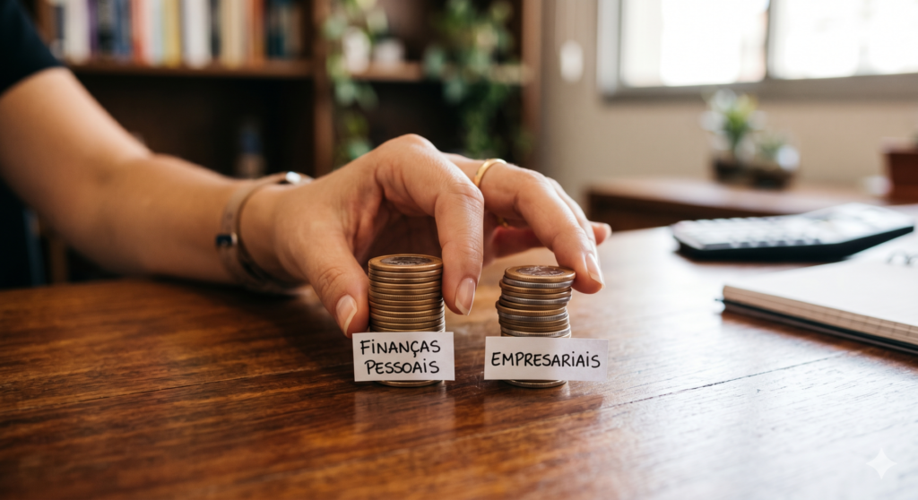 Separação de finanças pessoais e empresariais