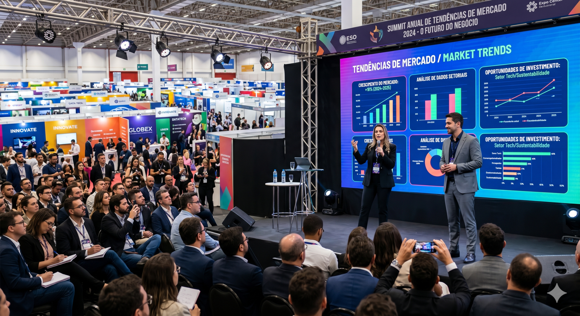 Dicas Essenciais para Aproveitar a Feira do Empreendedorismo 2 Palestra sobre tendencias de mercado na Feira do Empreendedorismo