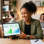 capa - Empreendedor MEI feliz com controle financeiro e lucro