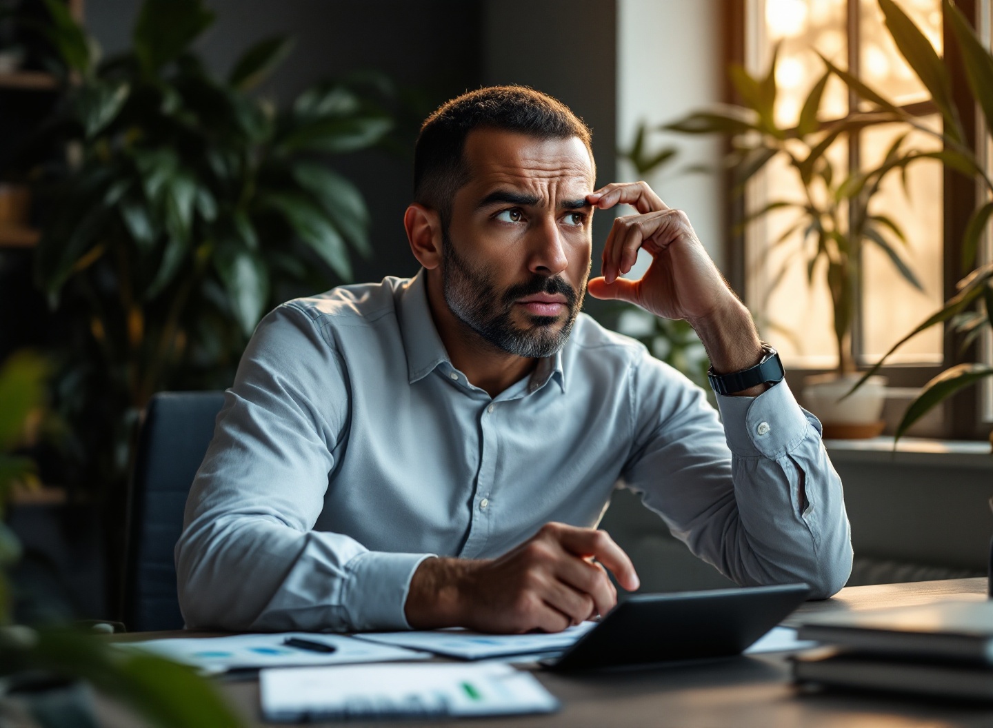 Empreendedor analisando capital de giro e fluxo de caixa em notebook com gráficos financeiros