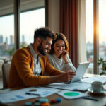 Empreendedores analisando indicadores de crescimento e sinais de quando investir na empresa com segurança e planejamento estratégico