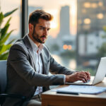 Investidor analisando TMA e viabilidade financeira em documento de análise de investimentos