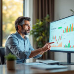 Profissional apresentando planilha de investimentos grátis com análise de payback e fluxo de caixa no excel para revelar qual ativo está realmente lucrando